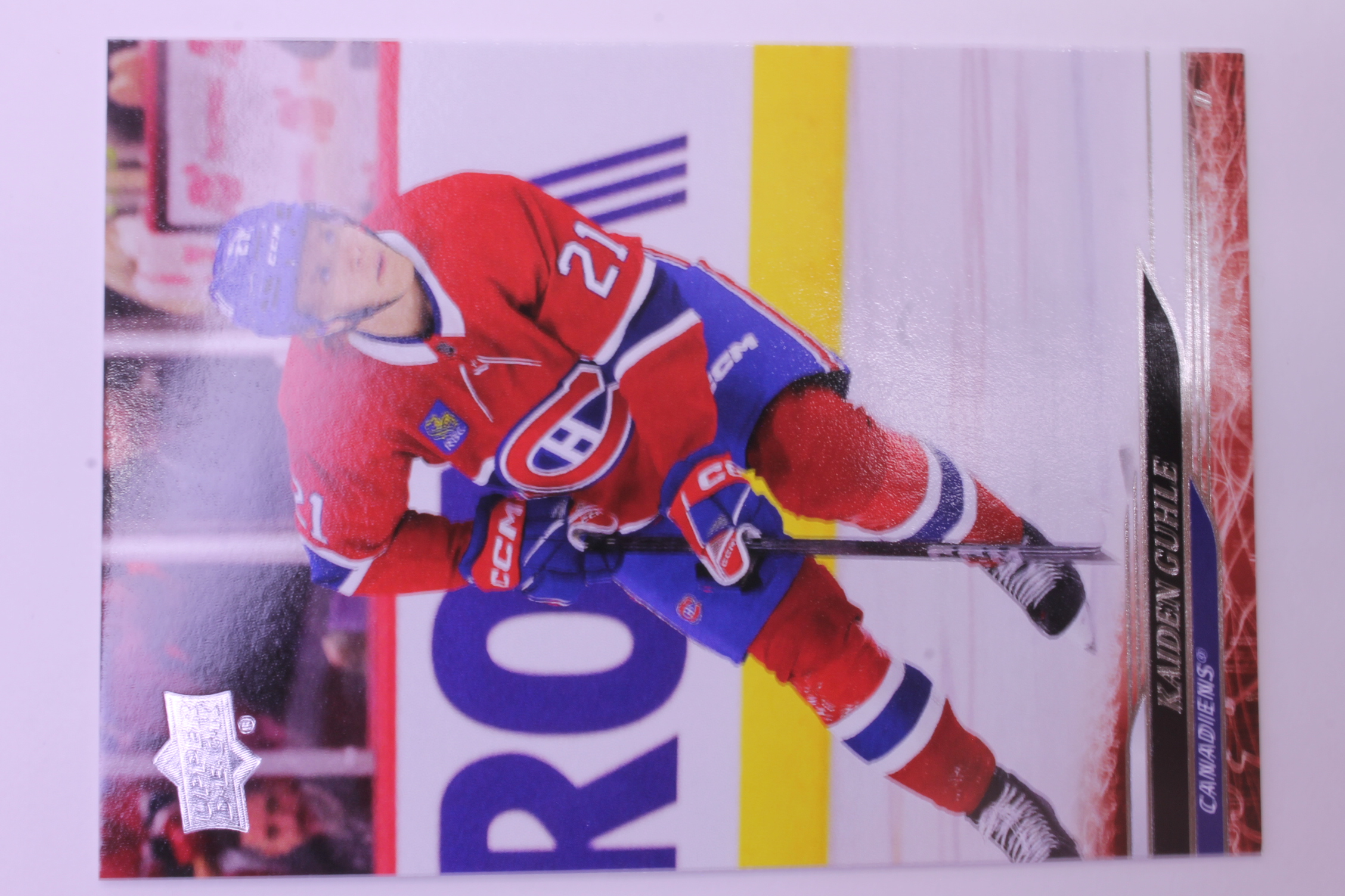 Sběratelská karta KAIDEN GUHLE 2024-25 UD Series 2 Hockey