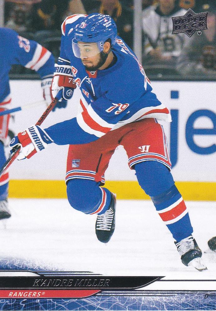 Sběratelská karta K'ANDRE MILLER 2024-25 UD Series 2 Hockey