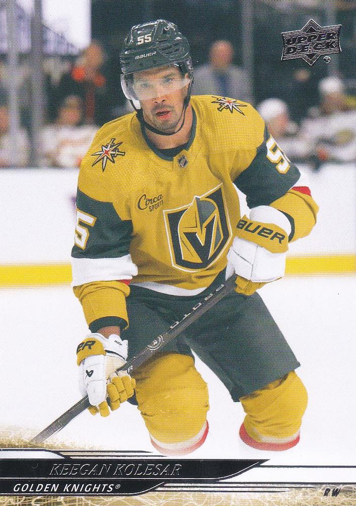 Sběratelská karta KEEGAN KOLESAR 2024-25 UD Series 2 Hockey