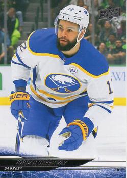 Sběratelská karta JORDAN GREENWAY 2024-25 UD Series 2 Hockey