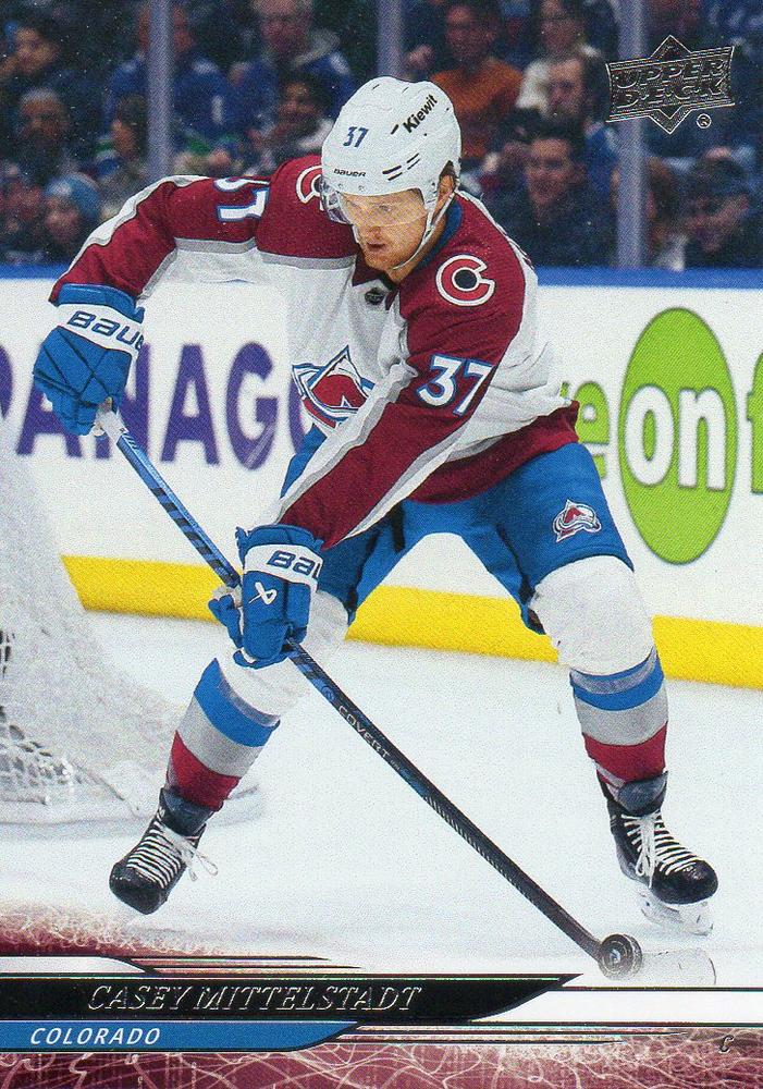 Sběratelská karta CASEY MITTELSTADT 2024-25 UD Series 2 Hockey