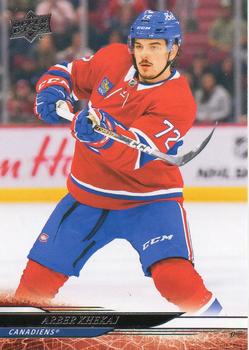 Sběratelská karta ARBER XHEKAJ 2024-25 UD Series 2 Hockey