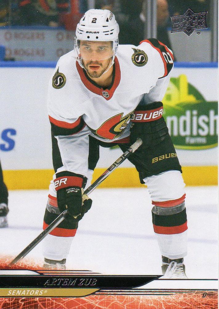 Sběratelská karta ARTEM ZUB 2024-25 UD Series 2 Hockey