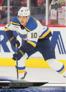 Sběratelská karta BRAYDEN SCHENN 2024-25 UD Series 2 Hockey